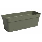 Artevasi jardinire capri - plastique - rectangulaire - vert sec - 125l - 499 x 20 x 18 cm