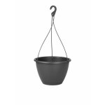 Artevasi pot de fleurs suspendu algarve - gris anthracite - 8l - 31 x 31 x 205 cm