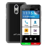 Artfone smart 500 t�l�phone portable 4g s�nior 3go + 32go �cran 5 bouton sos 2550mah stations recharge ...