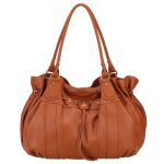 Arthur &amp aston - sac port� �paule en cuir camille xl cognac - 13320