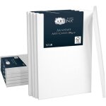 Artina akademie ? lot de 10 ch�ssis bois toile peinture 40x50 cm ? 2 fois peinte au pr�alable ? 100% ...