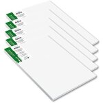 Artina lot de 5 toile � peindre 100x100cm 280g / m� akademie - appr�t�e 2 fois - ch�ssis entoil� - qualit� ...