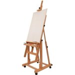 Artina chevalet professionnel verona - chevalet bois de htre robuste - double support - hauteur: 185cm ...