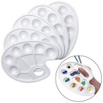 Artina ensemble de 5 palettes de m�lange pour peinture - 235x17cm - 10 puits avec trou de pr�hension ...