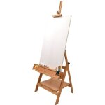 Artina napoli chevalet bois de h�tre avec 2 tiroirs - chevalet peinture stable facile � monter hauteur ...