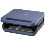 Machine � croque - monsieur - arzum - ar2052 - dm - rev�tement anti - adh�sif - bleu fonc� - pr�paration ...