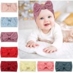 As22 8 multicolor b�b� filles bandeau b�b� turban bandeau �lastique nou� bandeaux bowknot bandeau pour ...