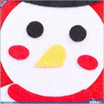 Ashata artisanat de no�l en feutre feutre de no�l artisanal tissu non tiss� jeux casse - tete chapeau ...