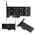 Ashata carte de montage pci - e carte adaptateur pci - e 4x à m. 2 nvme ssd ngff b - key + m - key expansion ... Ashata carte de montage pci - e carte adaptateur pci - e 4x à m. 2 nvme ssd ngff b - key + m - key expansion ...