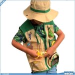 Ashata costume dexplorateur pour enfants 2pcs kids explorer costume set vest and hat outdoor explorer ...