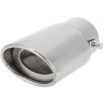 Ashata embouts dchappement de voiture tuyau dchappement droit universel en acier inoxydable argent ...