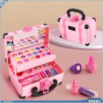 Ashata ensemble de maquillage girls make up set toys pretend play cosmetic sac beauty beauty toy makeup ...