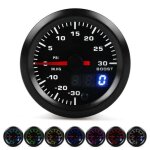 Ashata jauge de pression turbo compteur de suralimentation turbo universel 7 couleurs led 2po / 52mm ...