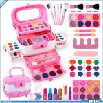 Ashata kit de maquillage enfants pour fille kit de maquillage pour filles ensemble de maquillage pour ...