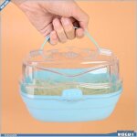 Ashata maison transparente de hamster maison de hamster transparente cage portative l�g�re et ventil�e ...