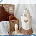 Ashata sac de rangement pour seau � couches sac de rangement pour biberons en coton en puericulture cale ...