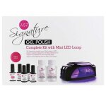 Asp kit gel polish signature monte carlo avec mini lampe led ? kit complet manucure gel