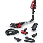Aspirateur balai - bosch - bcs711pet - sans sac - 3 ah - noir rouge