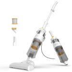 Aspirateur balai filaire 2 en 1 - zgeer - 800 w - r�servoir 2 l - 165 kpa - filtration hepa - blanc - ...