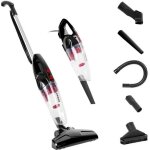 Duronic vc8 bk aspirateur balai et  main sans sac classe a + tte suceuse / flexible / brosse - se converti ...