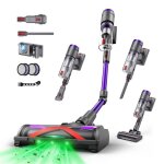 Aspirateur balai sans fil circlio t80 auto - 58 kpa 600 w 75 min 1. 6 l - tube pliable - �cran led intelligent ...