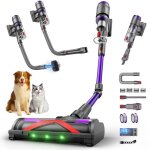 Aspirateur balai sans fil circlio t80 trim - 58 kpa 600 w 75 min 1. 6 l - tondeuse pour animaux - �cran ...