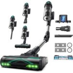 Aspirateur balai sans fil - suteo - v15 max - 65 kpa - 60 min autonomie - brosse anti - enchev�trement ...