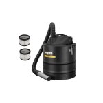 Aspirateur de cendres 1200w cuve 18l + 2 filtres hepa vito