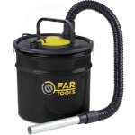 Aspirateur cendres fartools pro - amf 18b - cuve mtal - 18l (livr avec filtre)