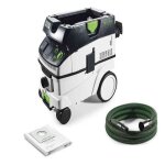 Aspirateur filiaire - festool - ctm 26 e - cleantec - cuve 26 l - mobile l�ger et puissant