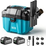 Aspirateur eau et poussi�re sans fil - svatv - 8000 mah - 10 l - filtre hepa r�utilisable - moteur brushless ...