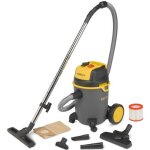 Aspirateur eau et poussire sur chariot stanley 1200 w cuve 20 l avec prise lectroportatif