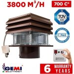 Aspirateur de fume extracteur de fume chemine rond 30 cm aspire - fume lectrique ventilateur daspiration ...
