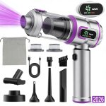 Aspirateur � main 4 - en - 1 20000pa ? �cran intelligent charge type - c & filtre hepa ? aspirateur portable ...