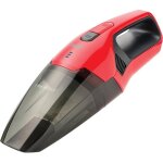 Aspirateur  main fakir - batteries rechargeables - sans sac - rouge - 23 min - nettoyage  sec et mouill ...