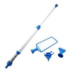 Aspirateur manuel pour spa avec puisette et brosse de nettoyage