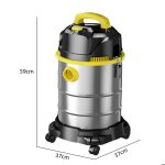 Aspirateur multifonction 3 - en - 1 3000w ? sec & humide 469l / s ? grande capacit� 30l ? pour atelier ...