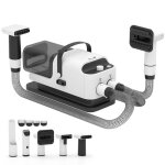 Aspirateur poil de chien et s�choir 5 - en - 1 - pawhut - 12kpat silencieuse 50db avec temp�rature r�glable ...