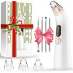 Aspirateur point noir visage professionnel rechargeable usb avec 5 modes 3 t�tes pour �liminer les blackheads ...