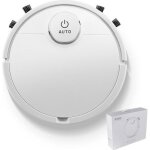 Aspirateur robot laveur - blanc - 3000mah - 3000pa max - 90 min dautonomie Aspirateur robot laveur - blanc - 3000mah - 3000pa max - 90 min dautonomie