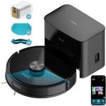 Aspirateur robot laveur - cecotec - conga y50 - 5 000 pa - noir