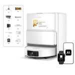 Aspirateur robot - mova - z60 ultra roller - aspiration 26 000 pa - lavage hydroforce - technologie maxireach ...