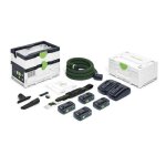 Aspirateurs sans fil cleantec ctmc sys hpc 40 i - plus - festool - avec 4 batteries 18v 4. 0ah - chargeur ...