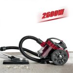 Aspirateur sans sac 1. 5l cyclonic brosse parquet 2 en 1 haute performance moteur basse consommation ...
