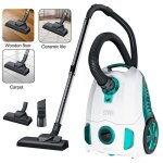 Aspirateur sans sac de 1800 w 22 kpa grande capacit� de 4 l abs convient aux poils danimaux aux tapis ...