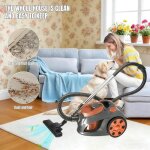 Aspirateur sans sac 3300w moteur basse consommation puissance haute filtration compact swift power cyclonic ...