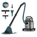Aspirateur solides liquides tapis et moquettes avec c�ble conga carpetclean 20000 pro ultra. 1600w 21kpa ...