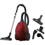 Aspirateur traîneau avec sac electrolux pd824cr - capacité 3. 5l - filtre hepa - rouge Aspirateur traîneau avec sac electrolux pd824cr - capacité 3. 5l - filtre hepa - rouge