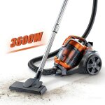 Aspirateur traineau sans sac 15000pa compact ultra - l�ger avec brosse � double effet 3600w pour tapis ...