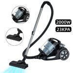 Aspirateur traineau sans sac 2000 w moteur haute performance capacit� 4 l filtre � haute efficacit� compact ...